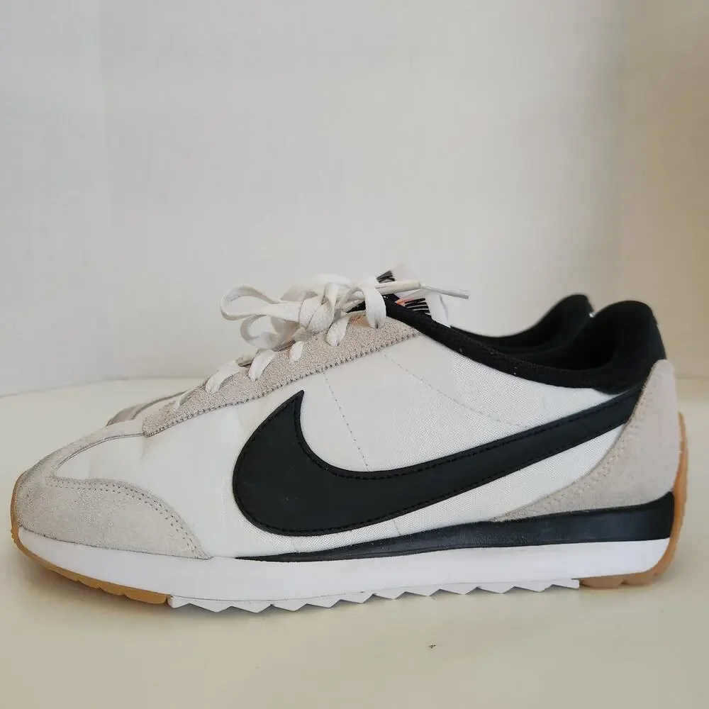 Nike Women's Pacific Shoes, White/Black-Platinum Tint-Safety Orange, 8.5